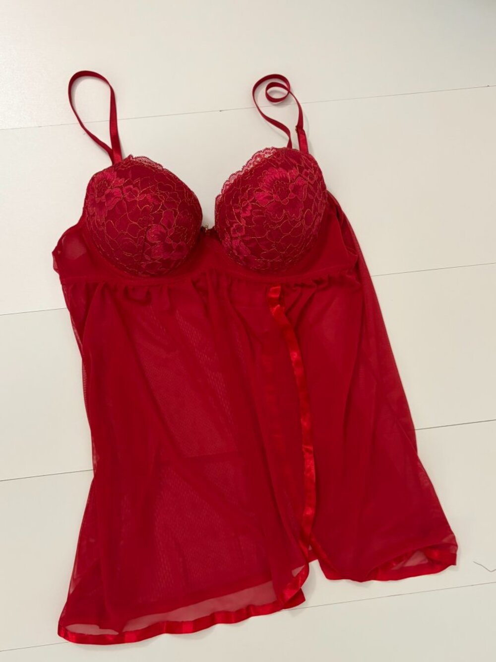 Women's Red Teddy